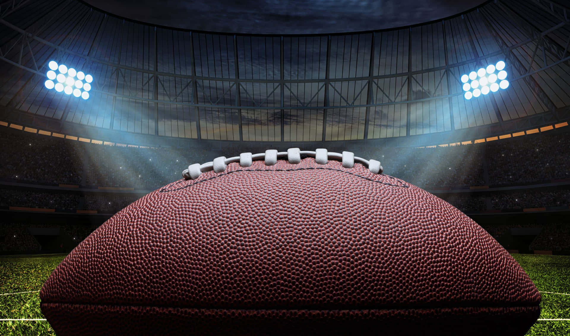 2440x1440 Football Background Rugby Ball In The Stadium