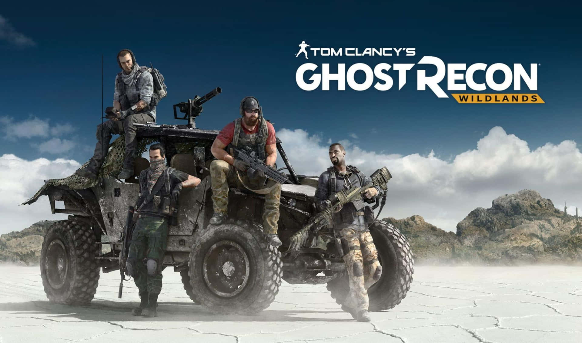 2440x1440 Ghost Recon Wildlands Squad Beside A Vehicle Background