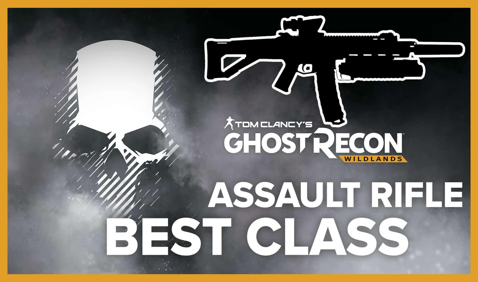 2440x1440 Ghost Recon Wildlands Assault Rifle Best Class Poster Background