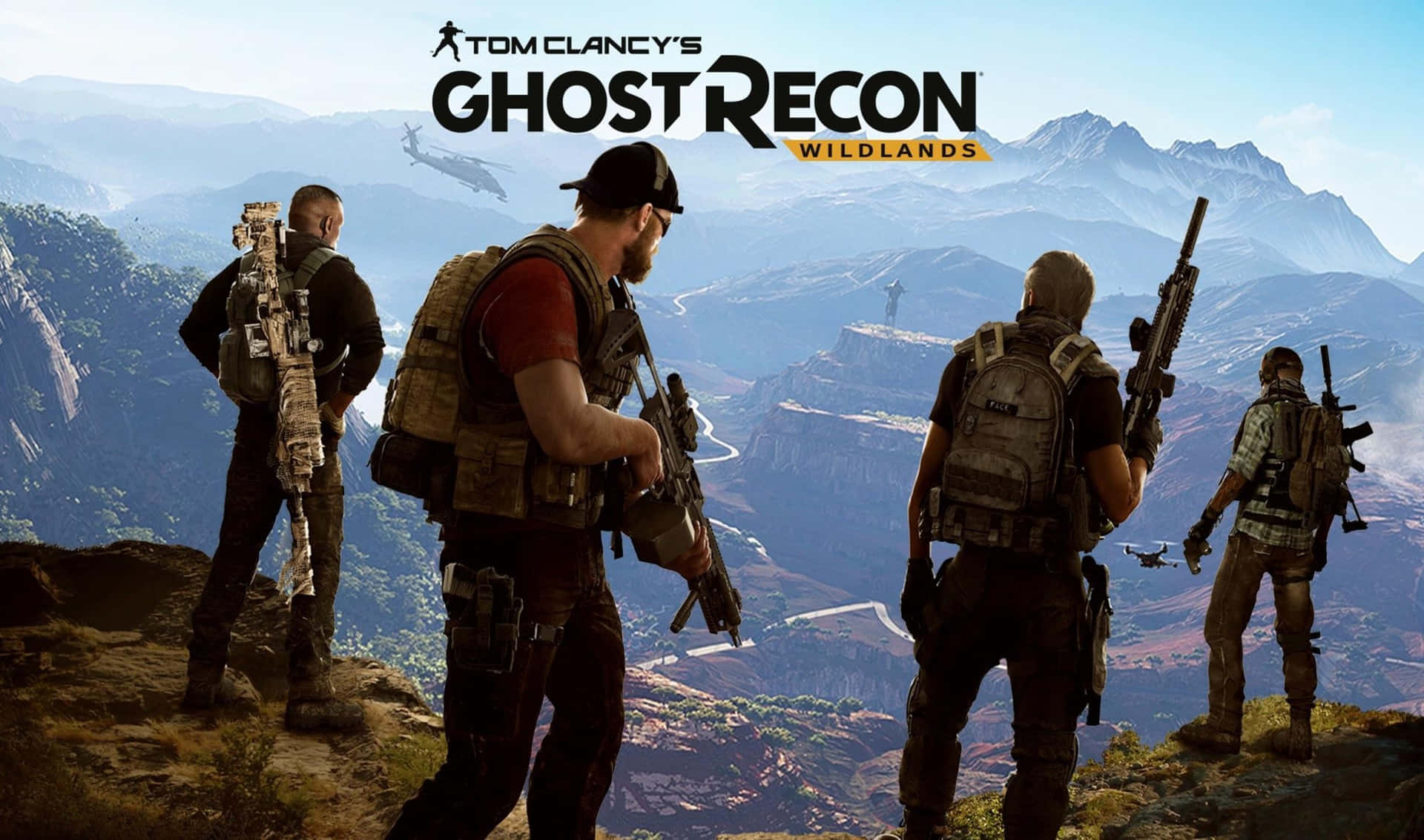 2440x1440 Ghost Recon Wildlands Squad Game Title Poster Background