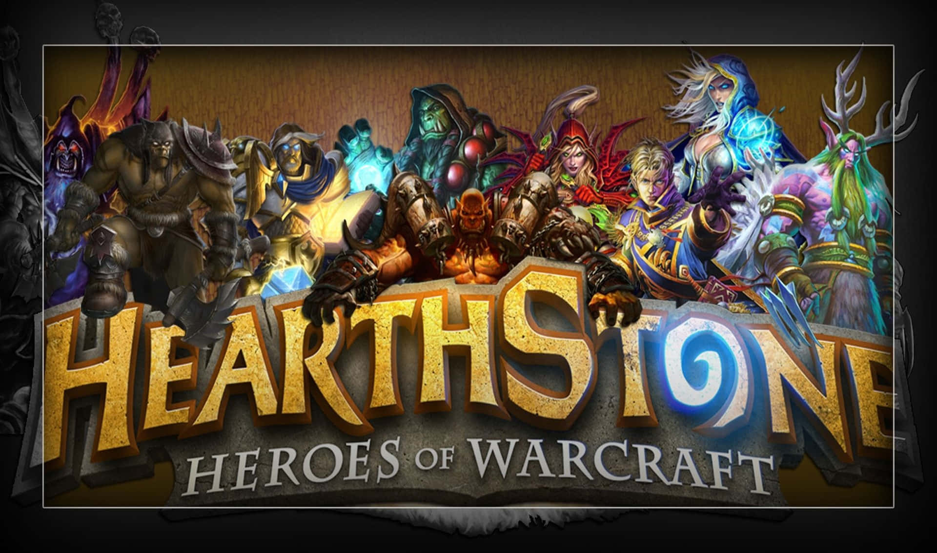 2440x1440hearthstone Hintergrund Einfache Darstellung Von Warcraft Charakteren