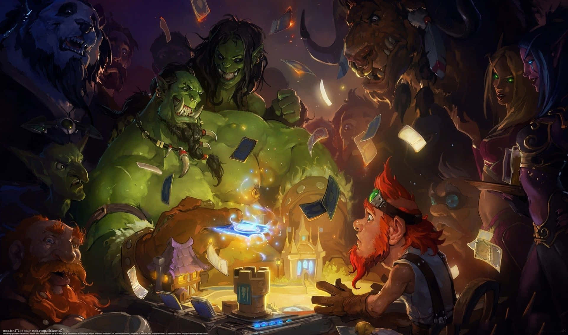 2440x1440 Hearthstone Heroes Of Warcraft Background