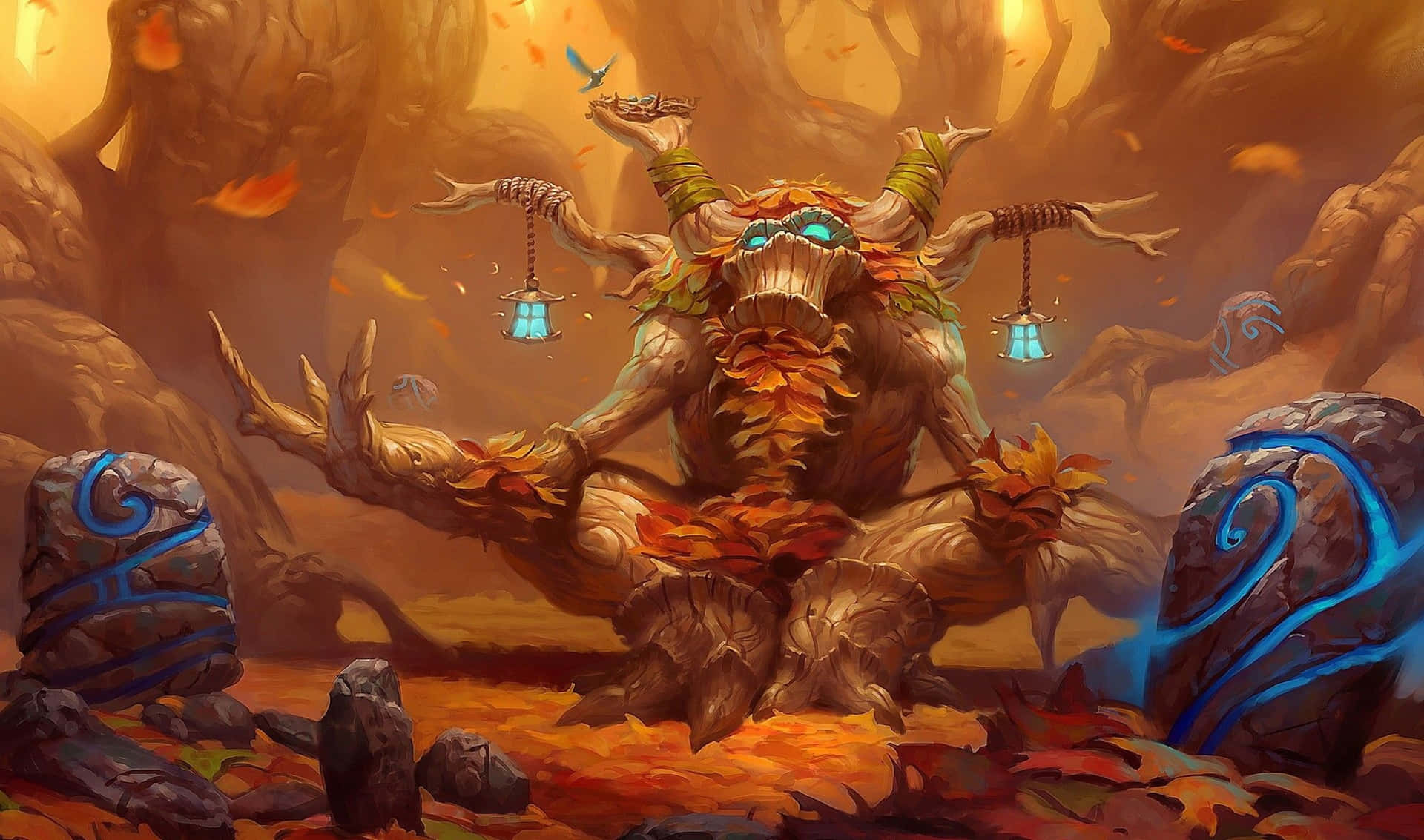 2440x1440 Hearthstone Ancient Of Lore Background