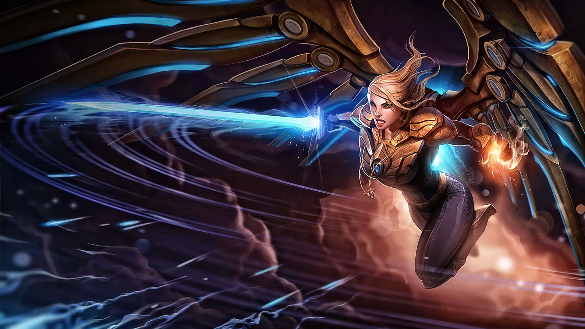 Aether Wing Kayle 2440x1440 League Of Legends Background