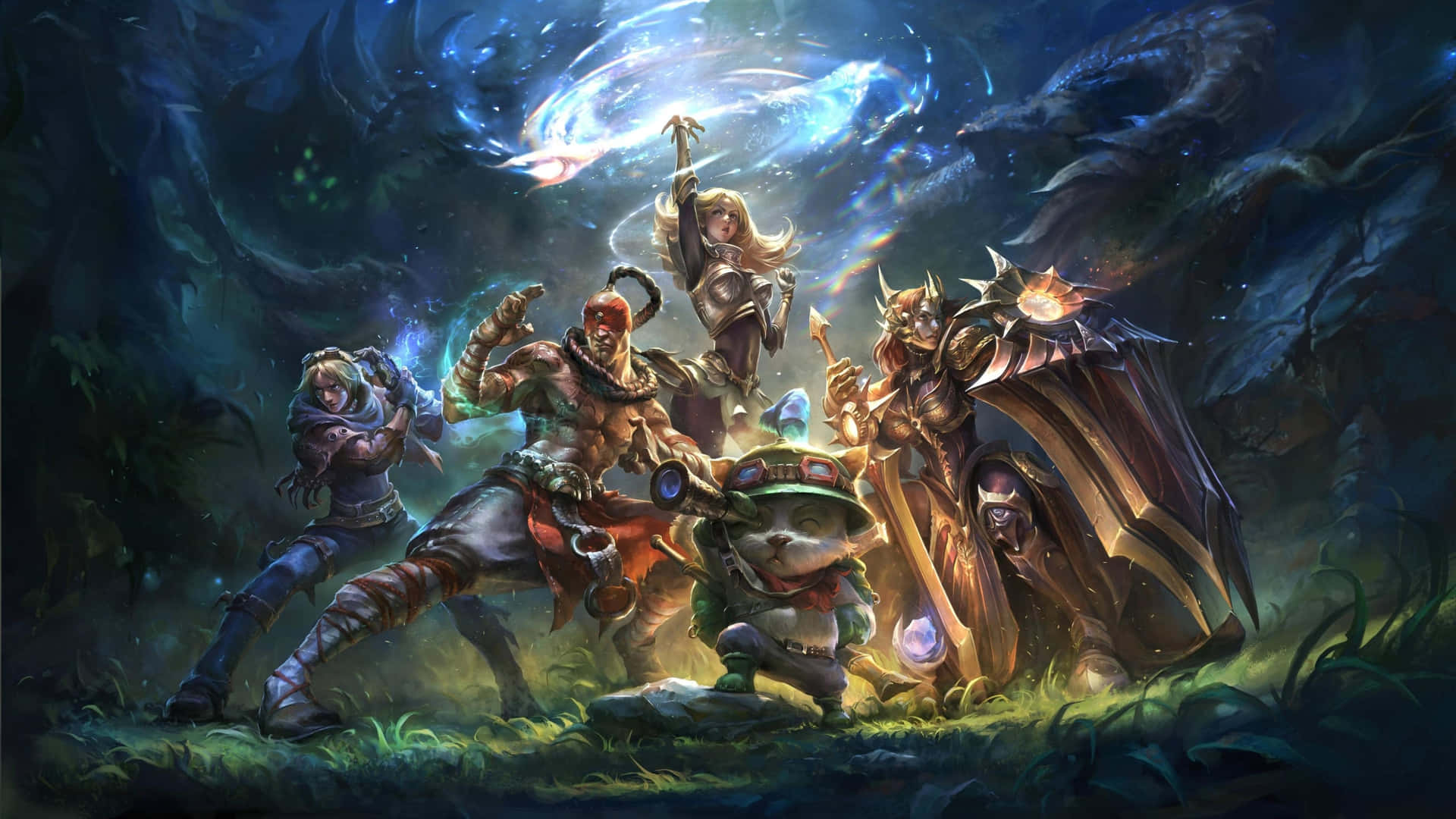 Teemo And Team 2440x1440 League Of Legends Background