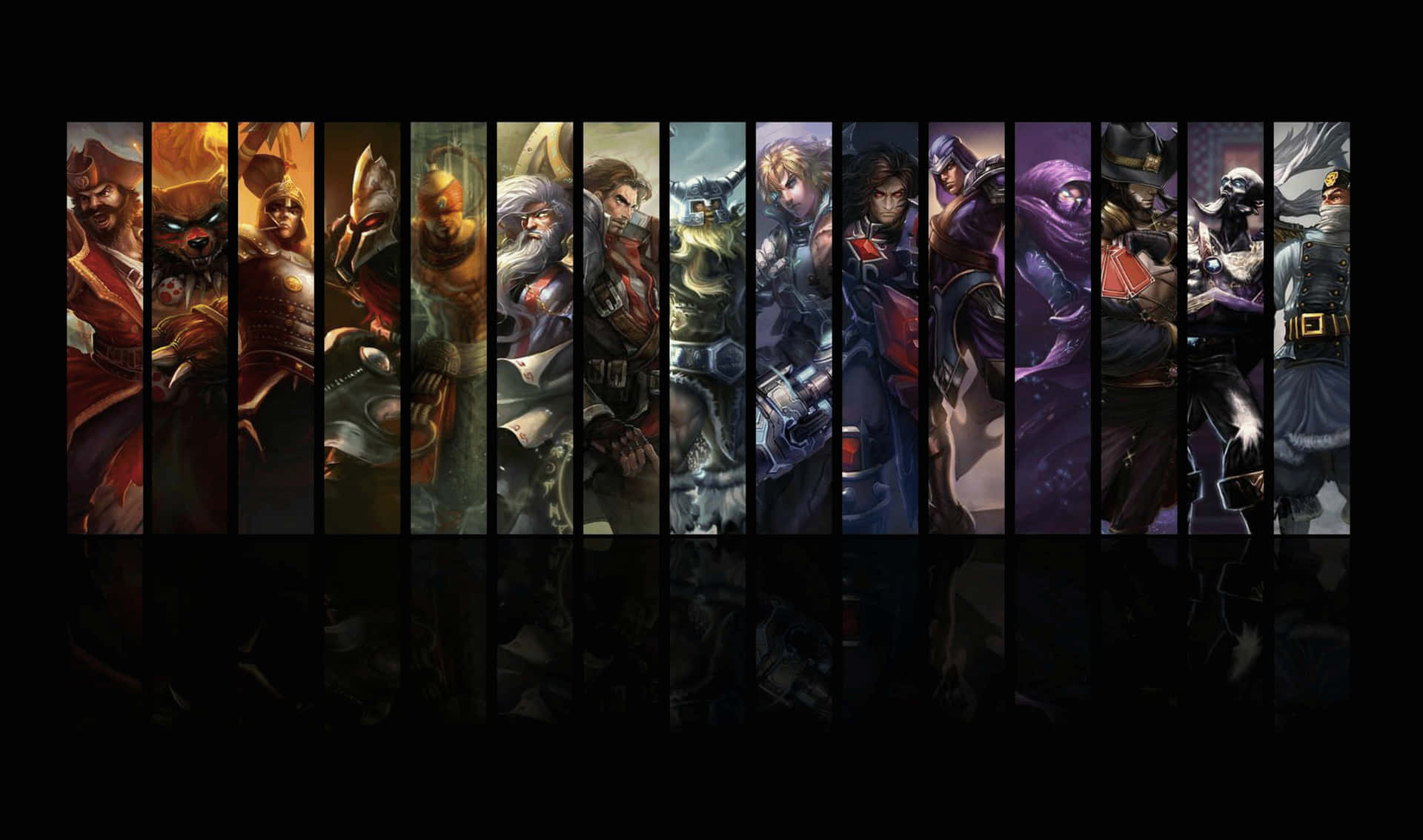 League Of Legends Characters 2440x1440 Monitor Background