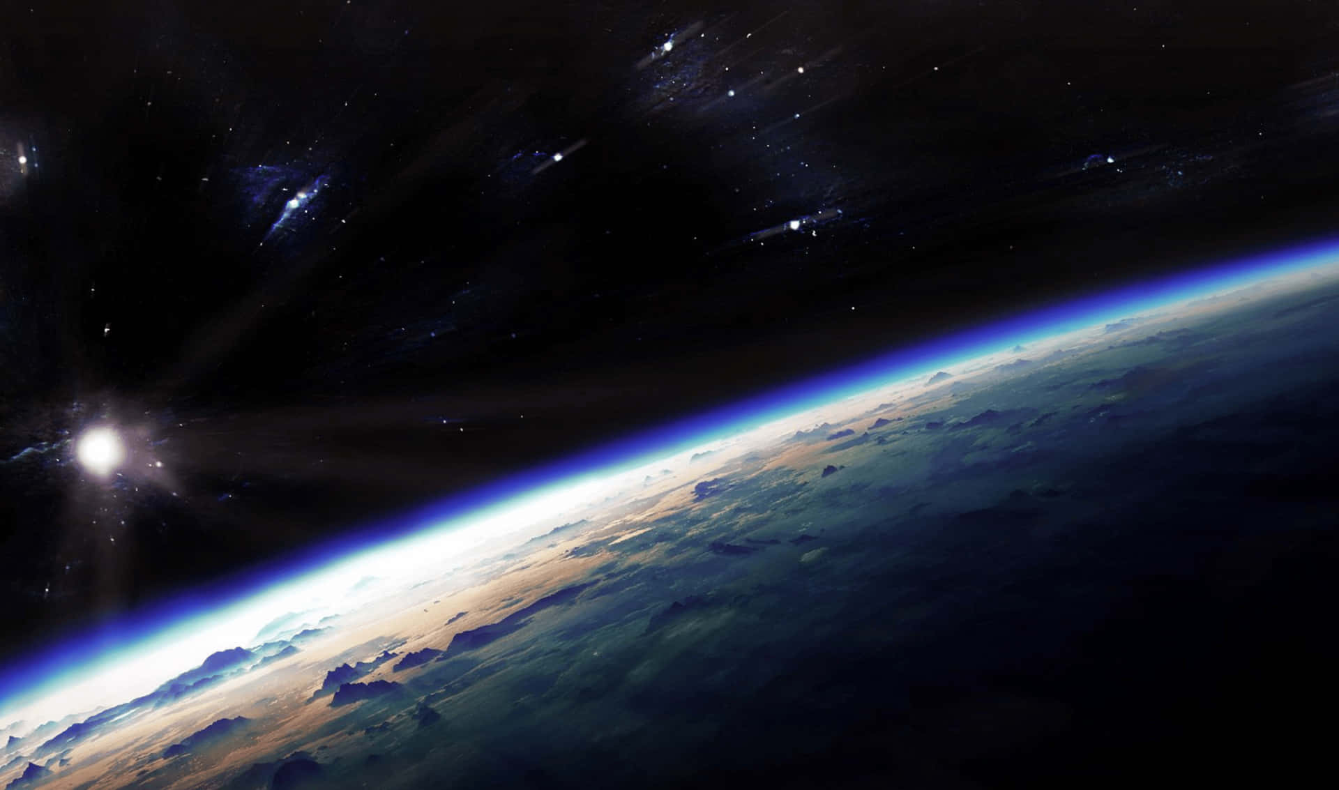 Earth And Space 2440x1440 Monitor Background