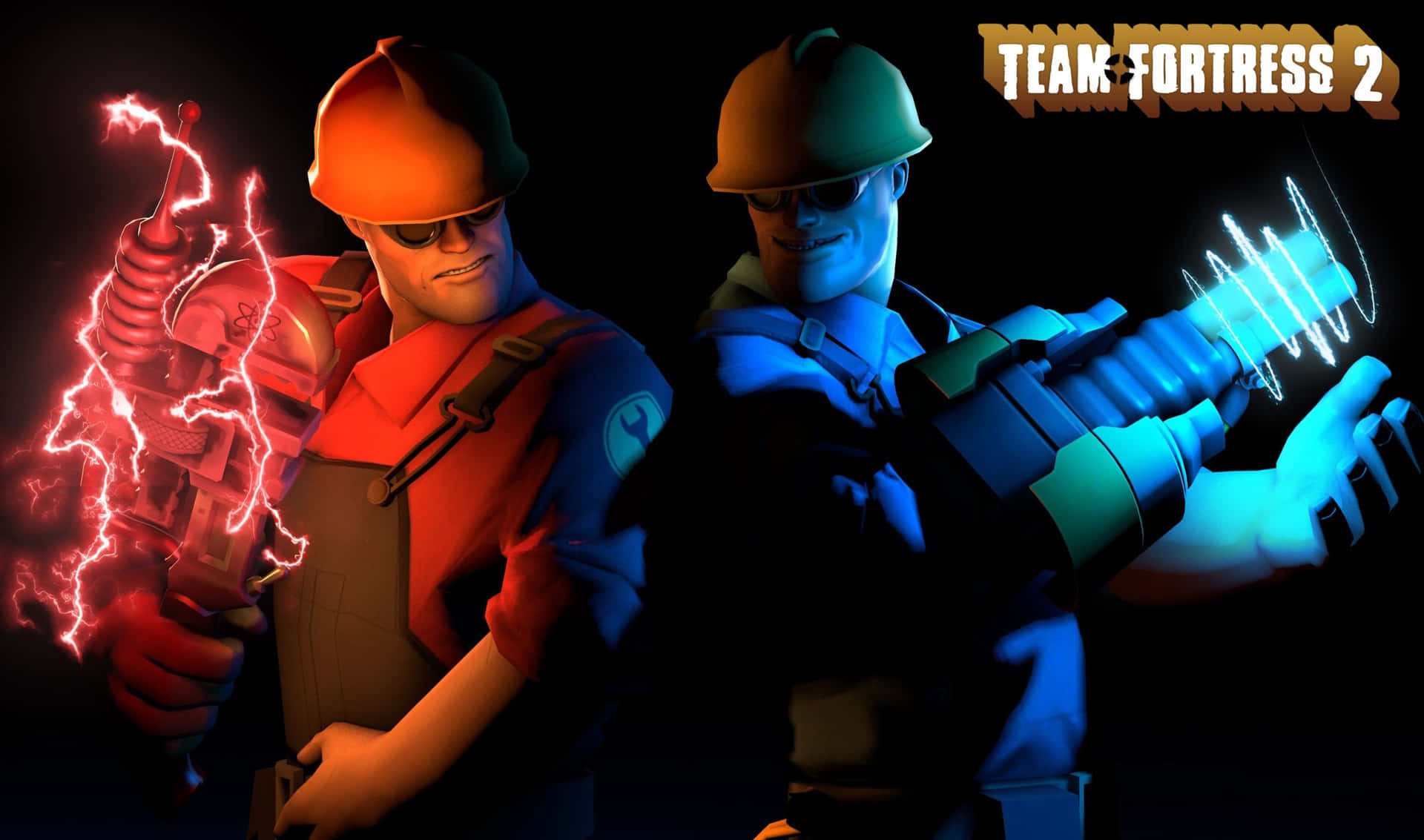 Exciting Team Fortress 2 (TF2) Wallpaper with Vibrant Colors