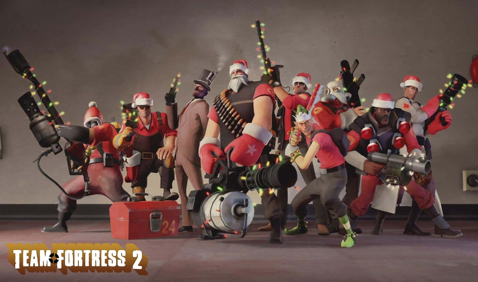 High Resolution 2440x1440 TF2 Background Image