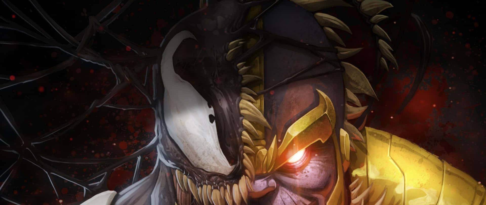 2560 X 1080 Marvel Comics Venom Wallpaper