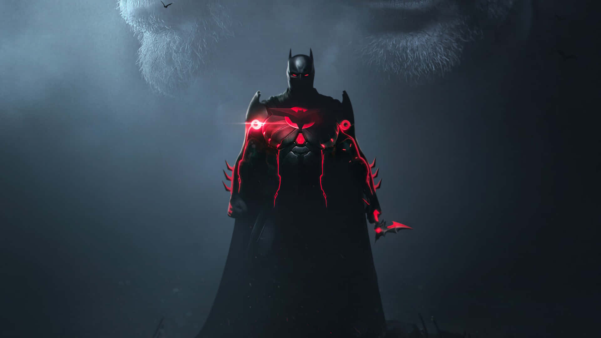 Thedark Knight Rises - Batman I Aktion. Wallpaper