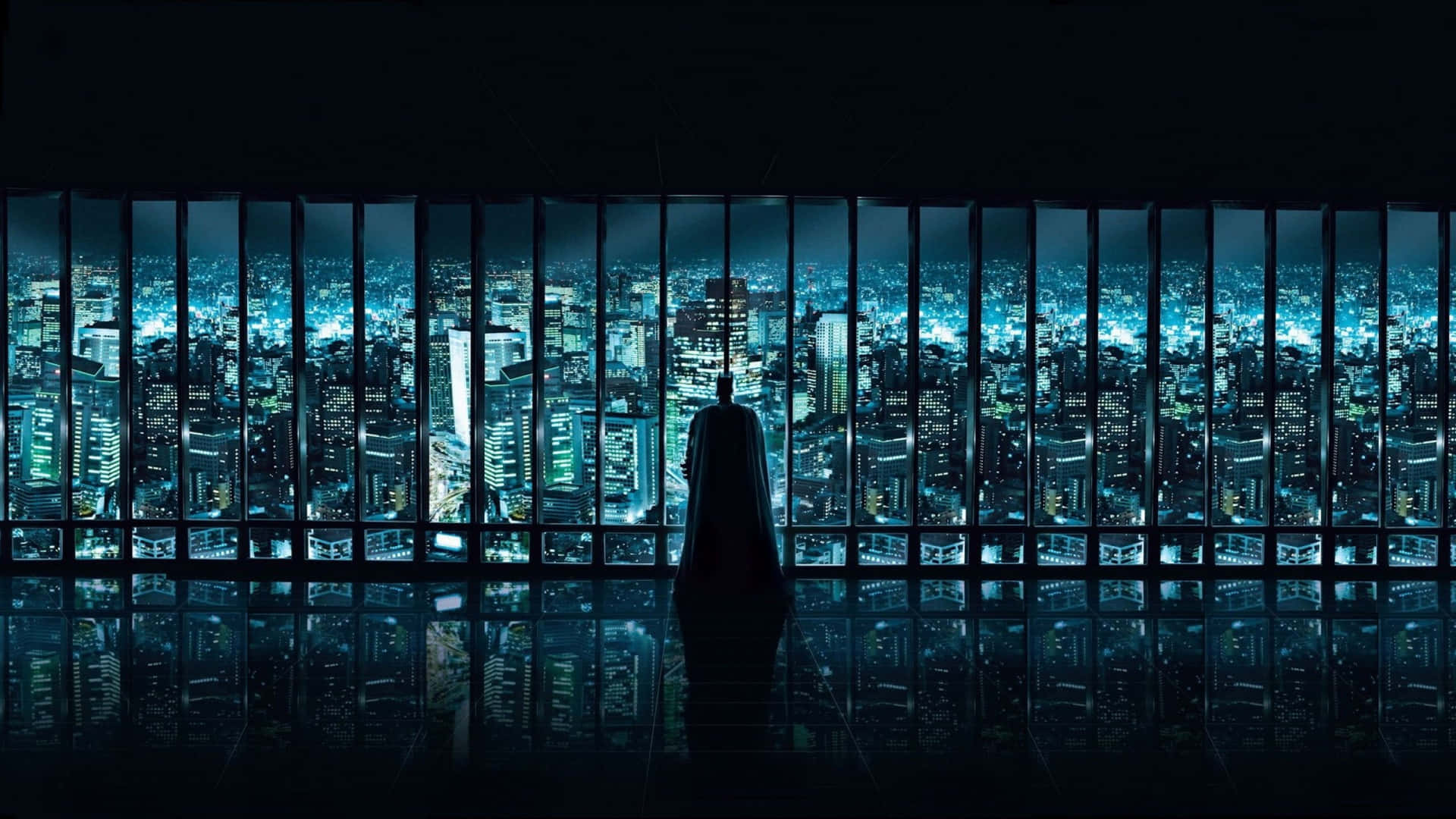 Unanotte Intimidatoria Nella Città Di Gotham Sfondo