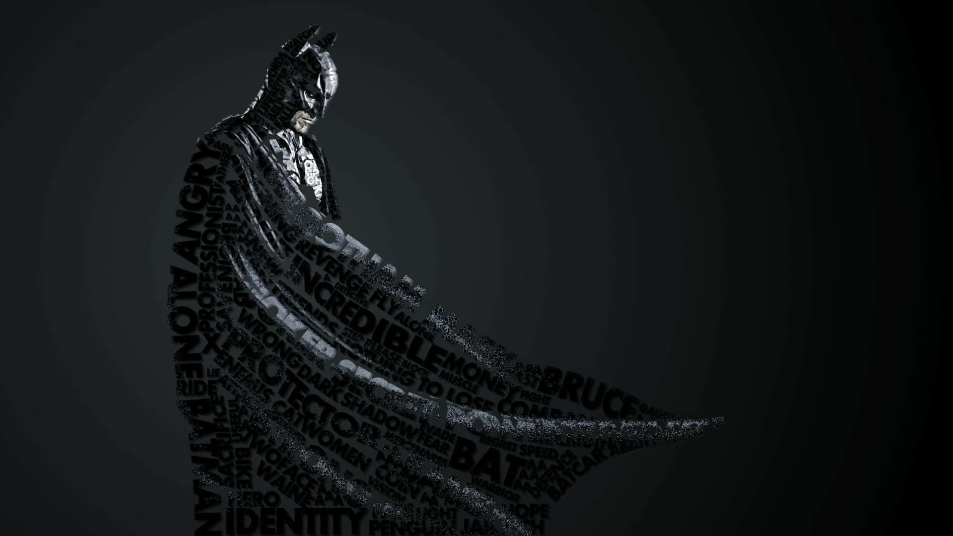 Batmanin Azione, Pronto Per Qualsiasi Cosa Sfondo
