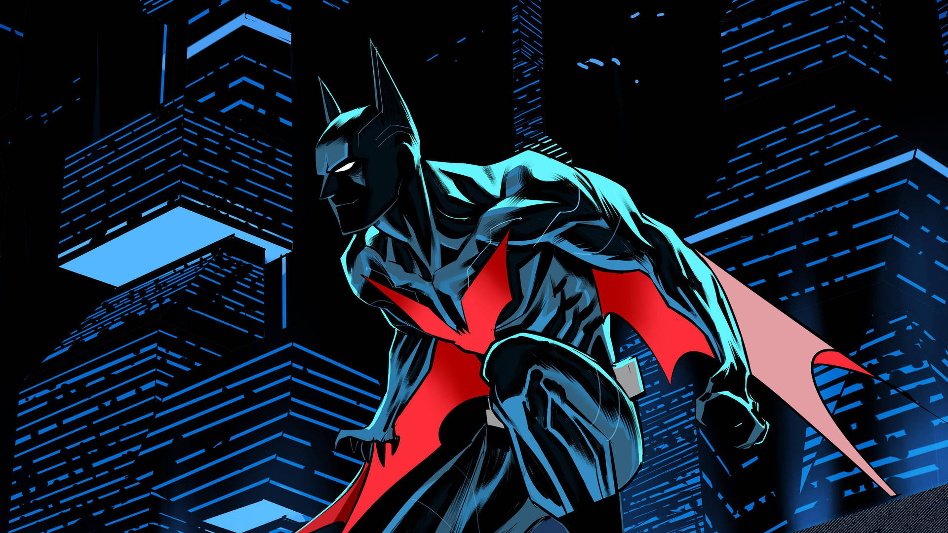 Se den episke stigning af Dark Knight i denne magtfulde scene fra Batman vs. Superman: Dawn of Justice. Wallpaper
