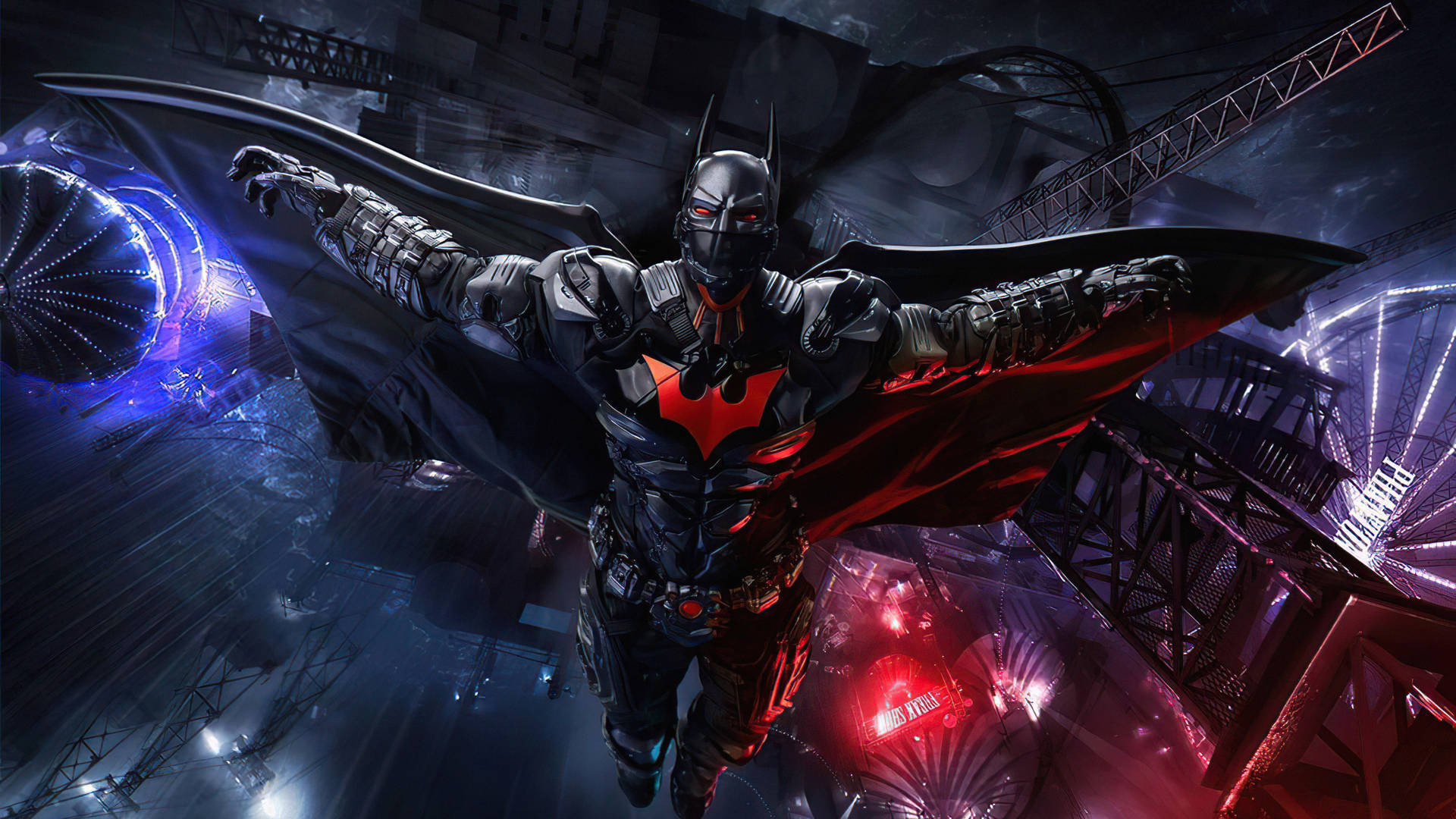Embrace the Dark Knight's Heroism with this 2560x1440 Batman Wallpaper Wallpaper