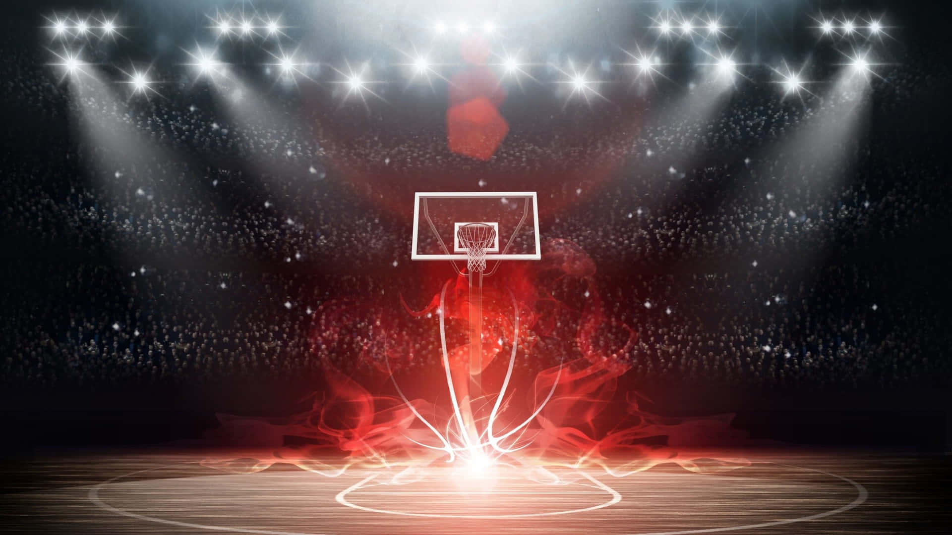 Enjoy a High-Definition Basketball Experience Wallpaper