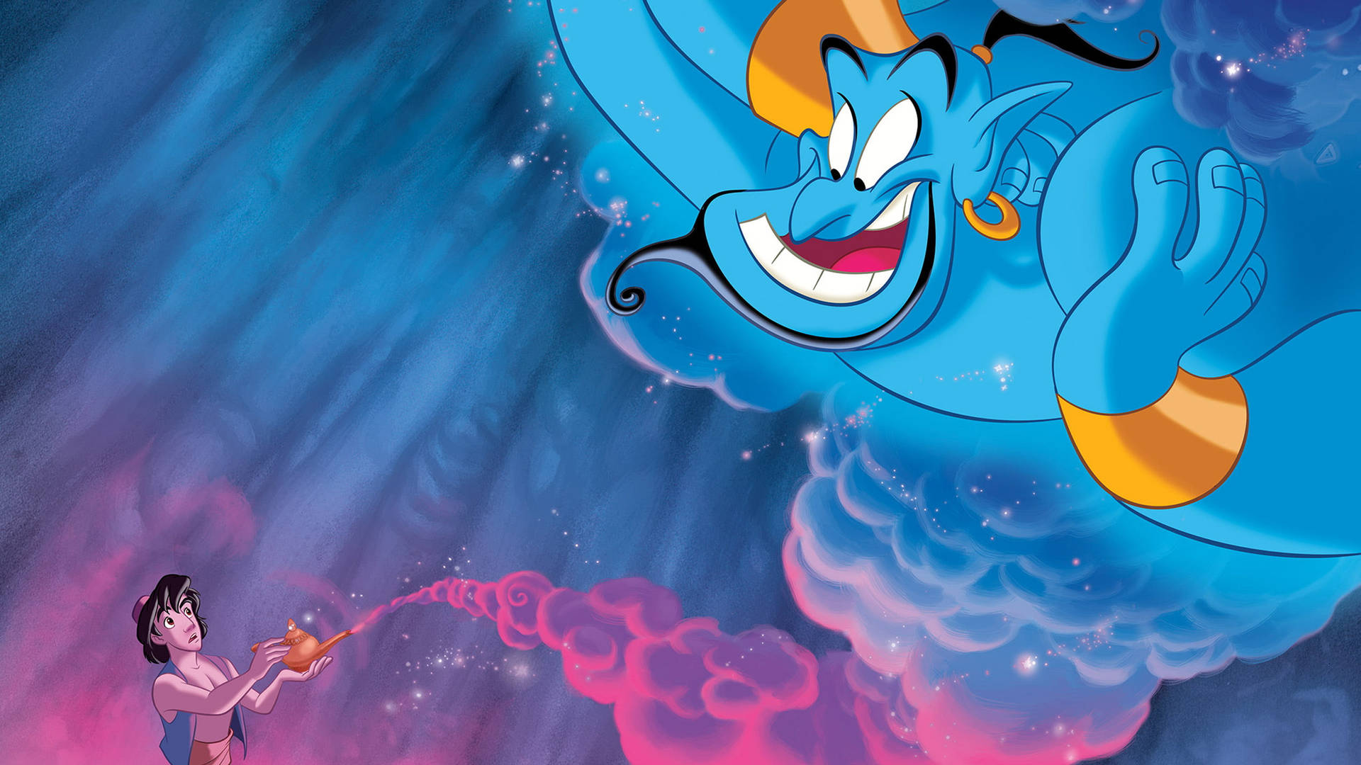 2560x1440 Disney Emerging Genie Wallpaper