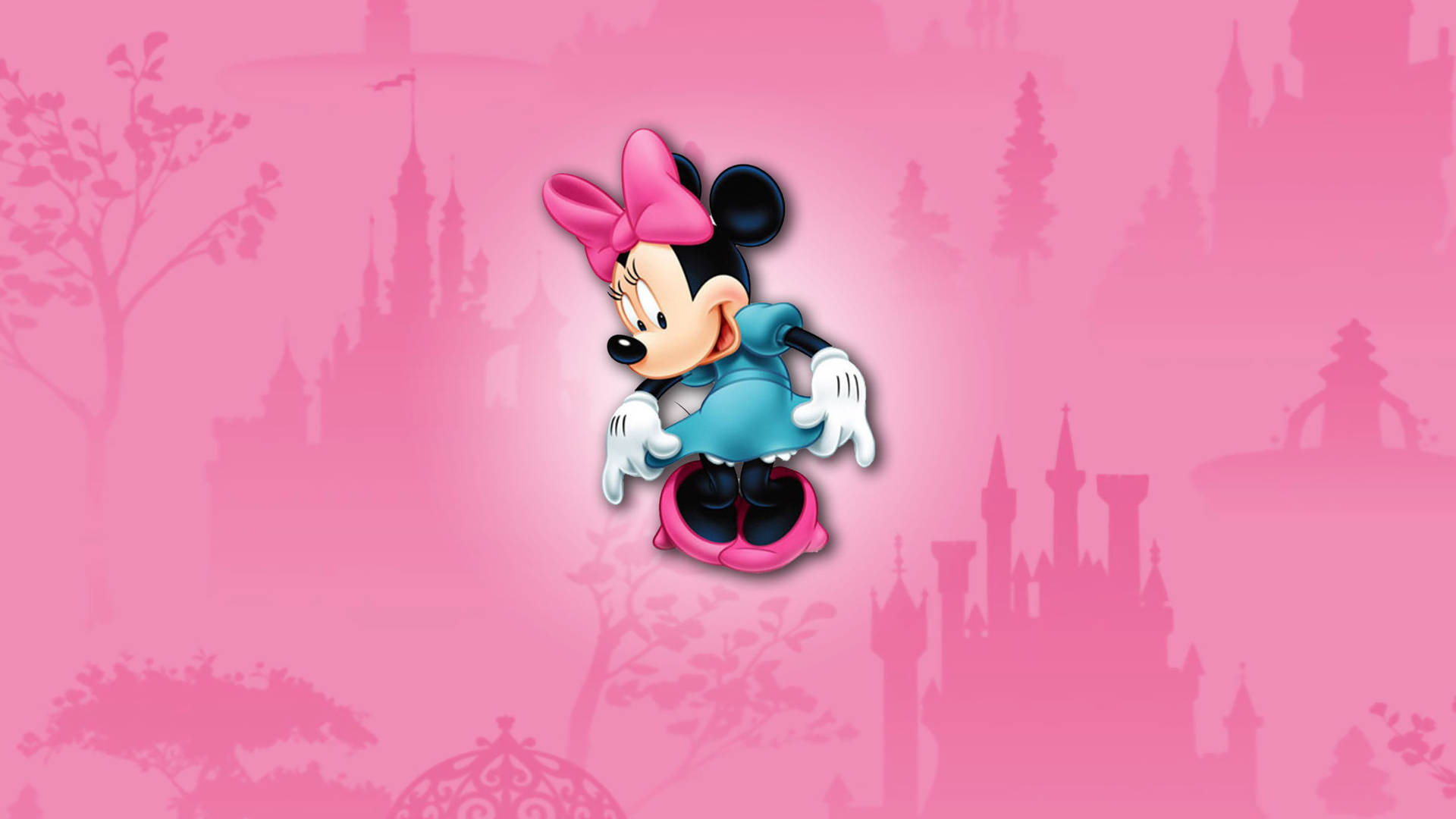2560x1440 Disney Pink Minnie Mouse Wallpaper
