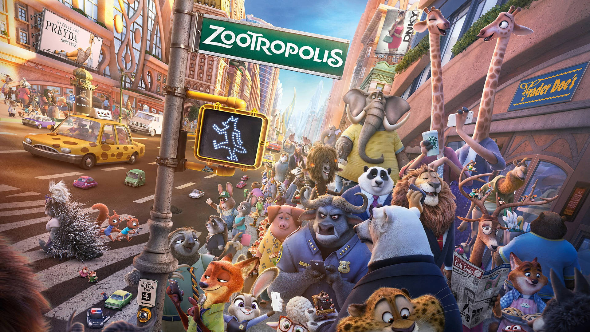 2560x1440 Disney Zootopia Wallpaper