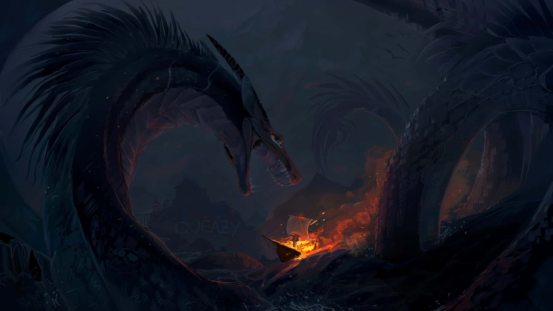 2560x1440 Dragon Monster Picture