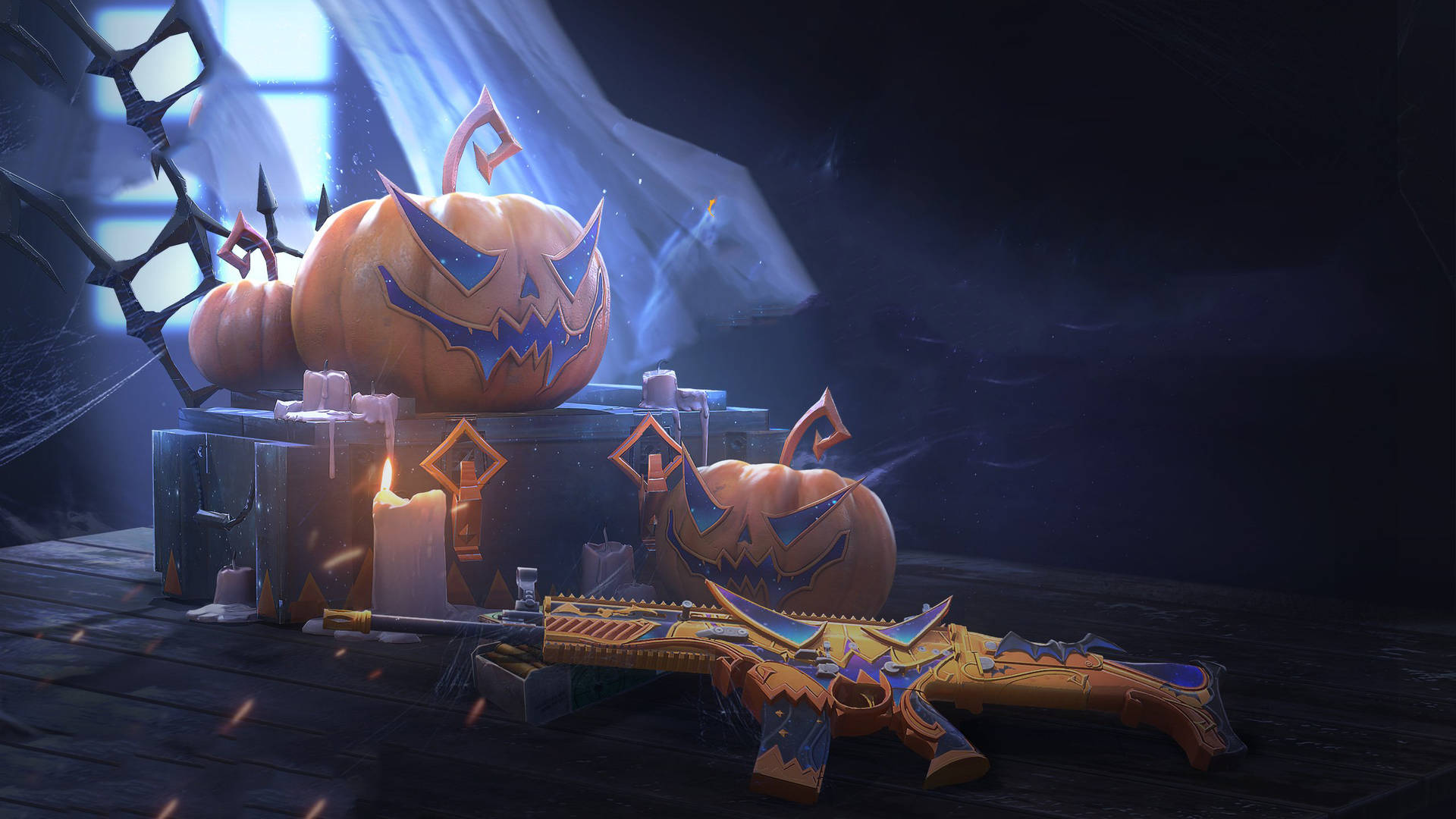 2560x1440 Pubg Halloween Pumpkins