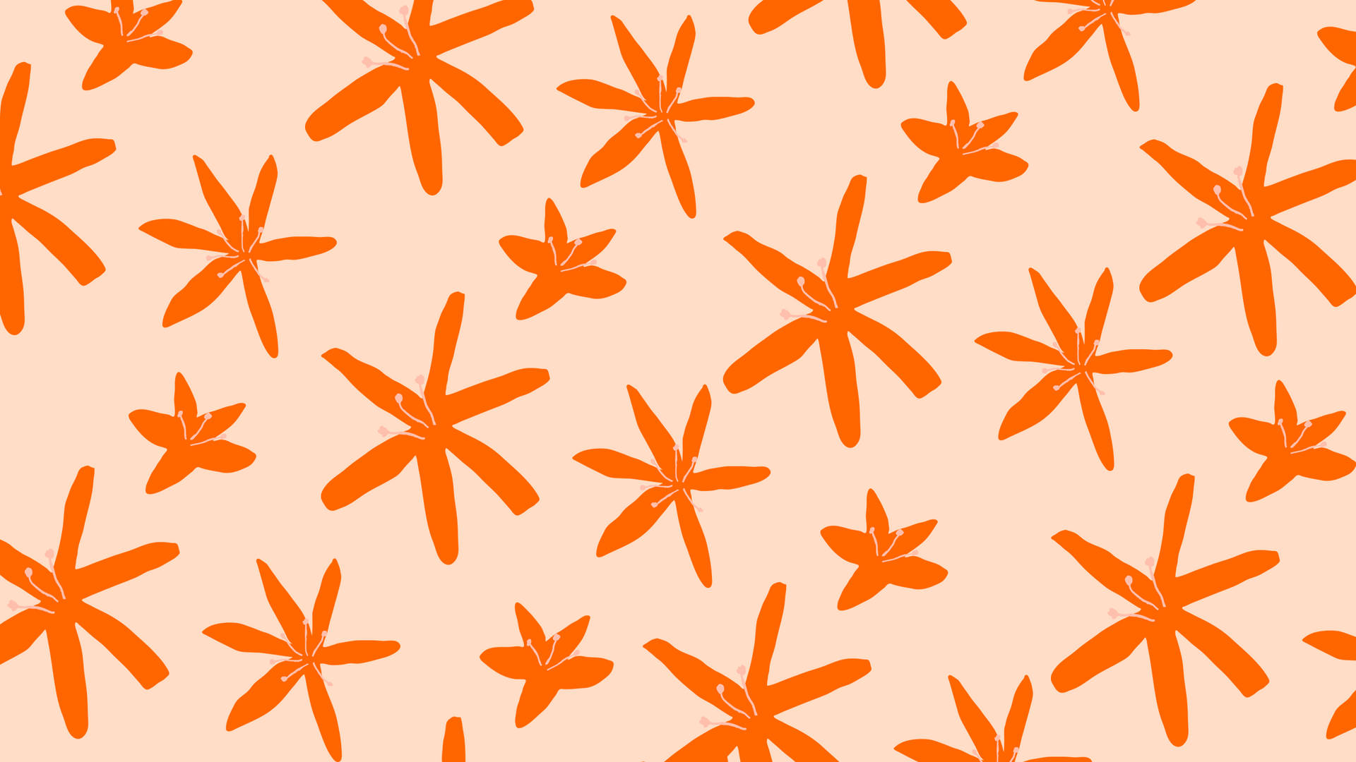 2560x1440 Summer Flower Pattern Wallpaper