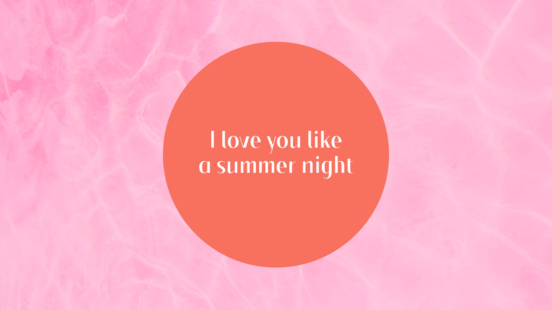 2560x1440 Summer Night Quote