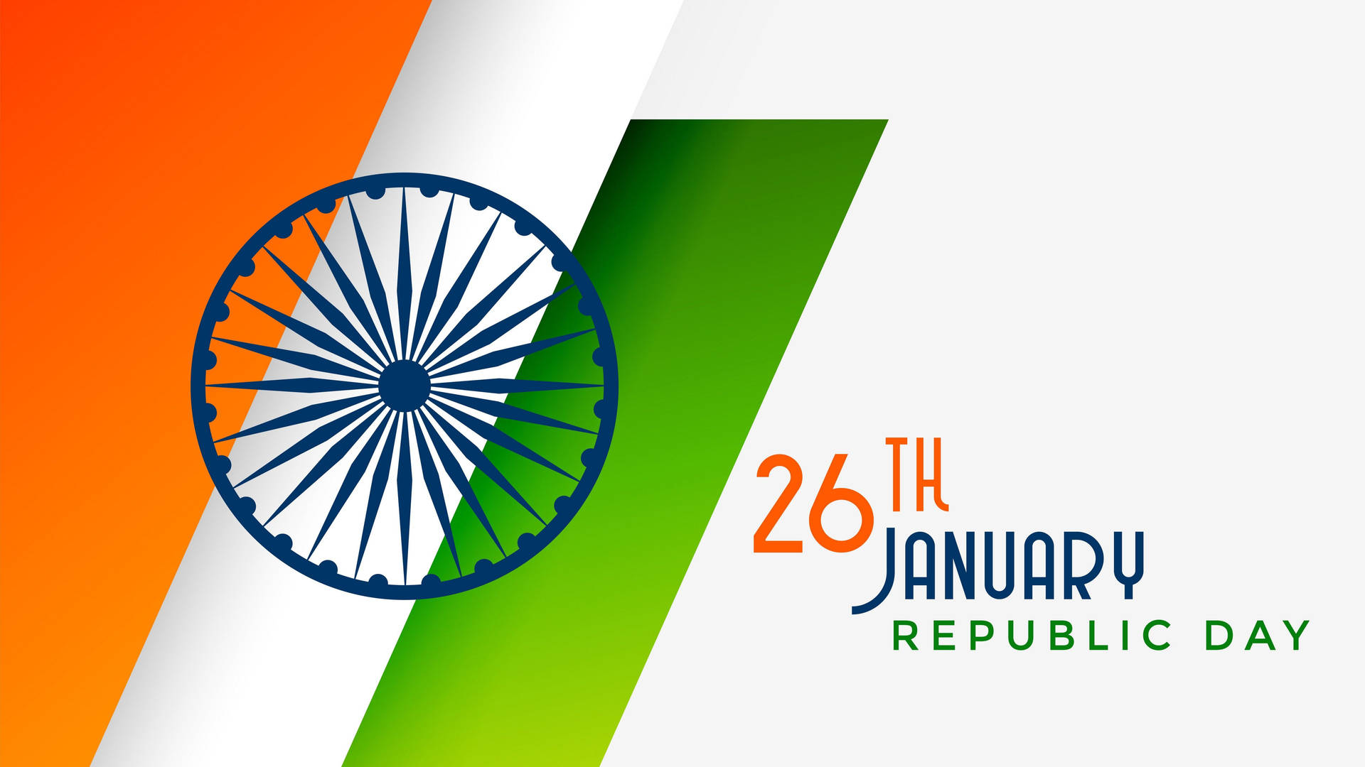 26 January Republic Day Vector Graphic Wallpaper