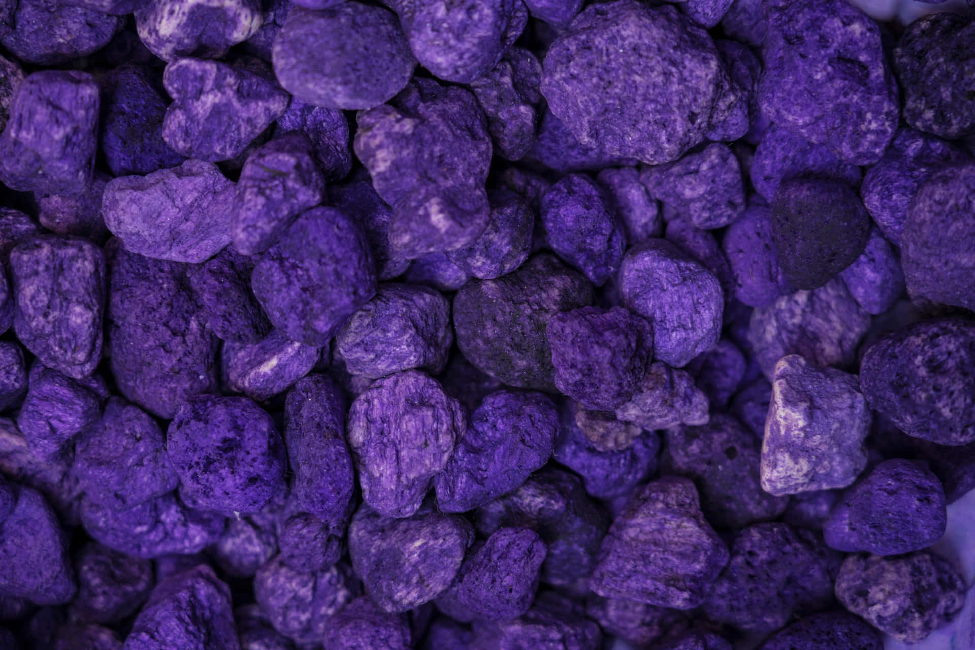 Purple Rocks In A Pile Wallpaper