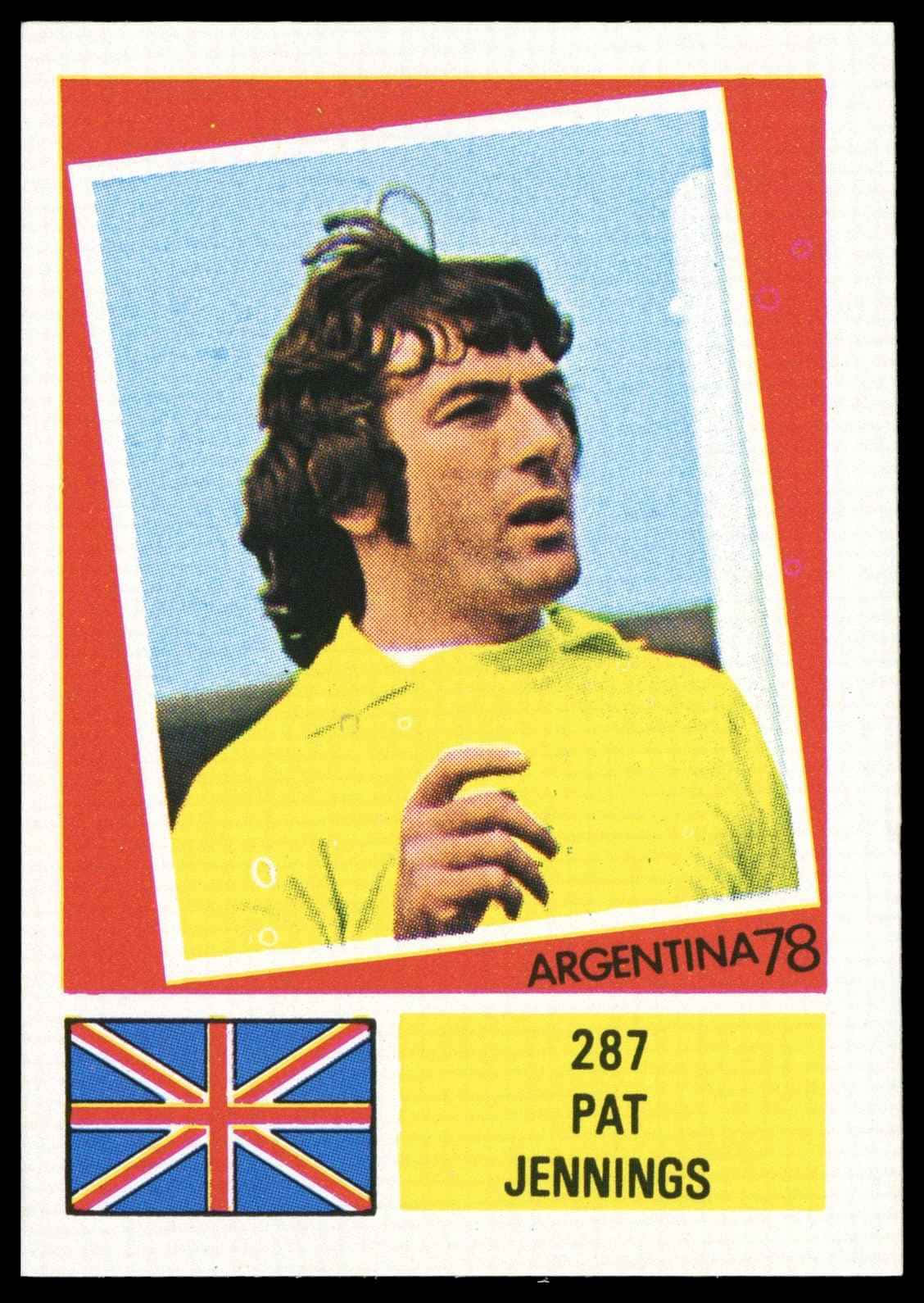 287pat Jennings Fks Argentina 78 Klistermärken. (this Sentence Doesn't Really Relate To Computer Or Mobile Wallpaper, But If You Want Me To Provide A Sentence That Does, Please Let Me Know!) Wallpaper