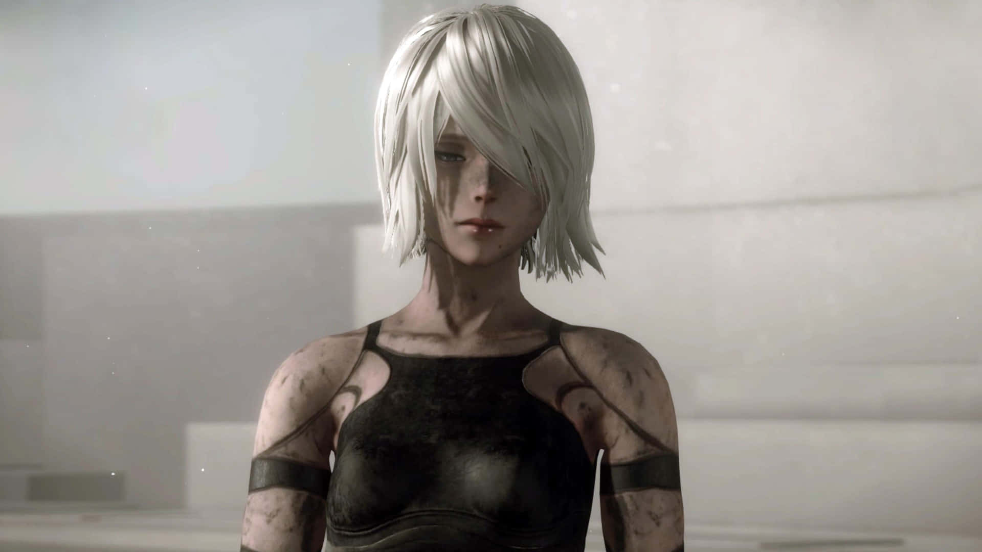 Play as 2b and explore a mysterious, dystopian world