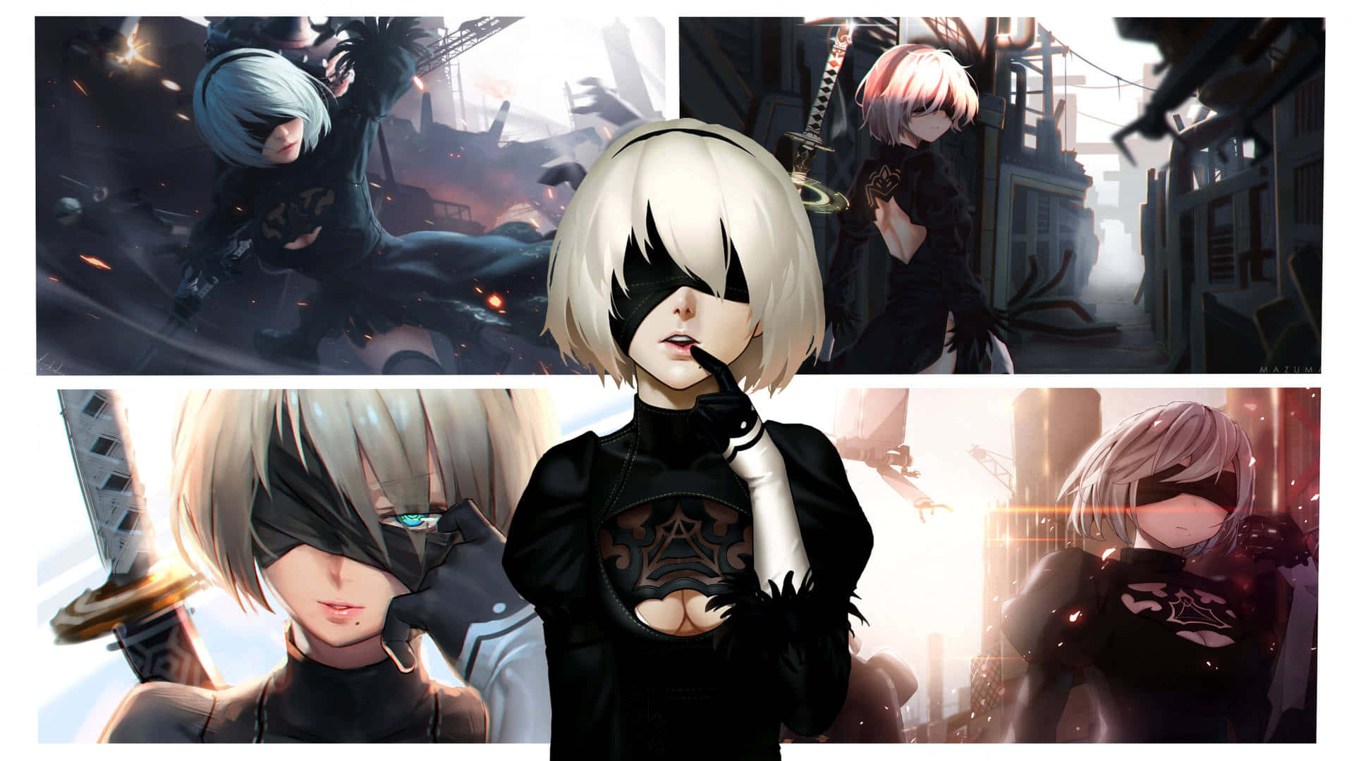 The Hovering Beauty of 2B