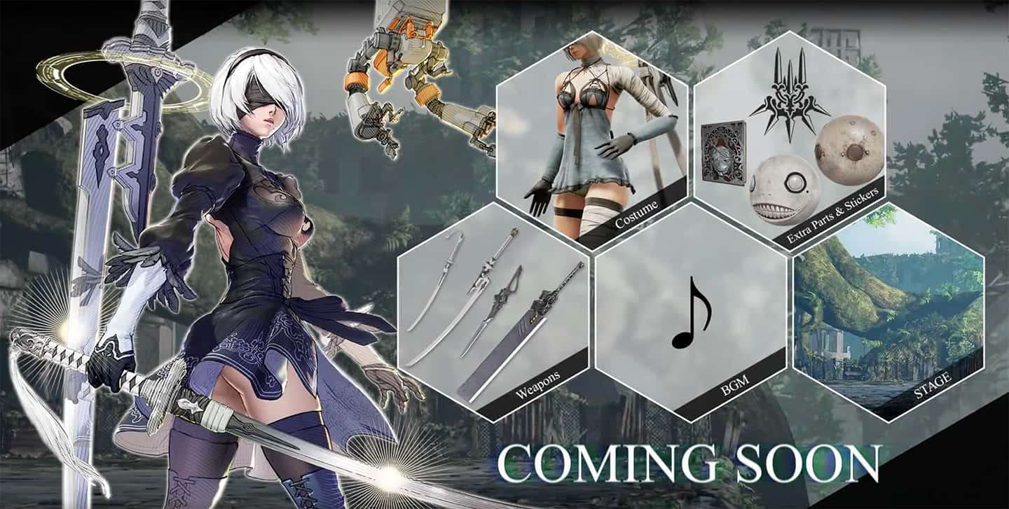 "The mesmerizing beauty of 2b from Nier: Automata"