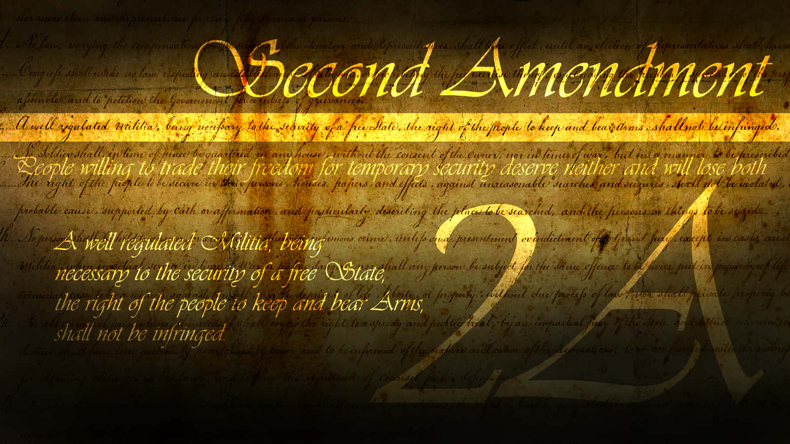 2nd Amendment Abraham Lincoln Wallpaper