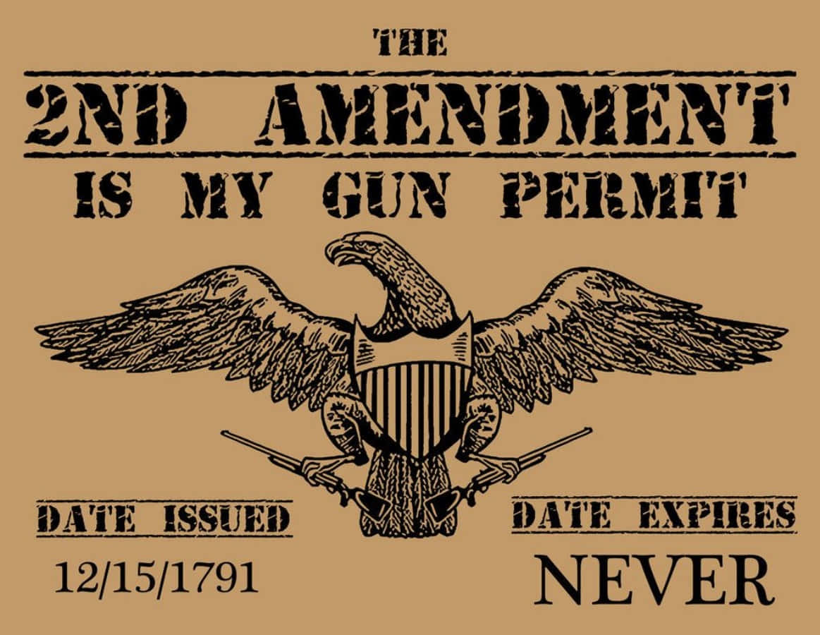 American Eagle 2nd Amendment Wallpaper