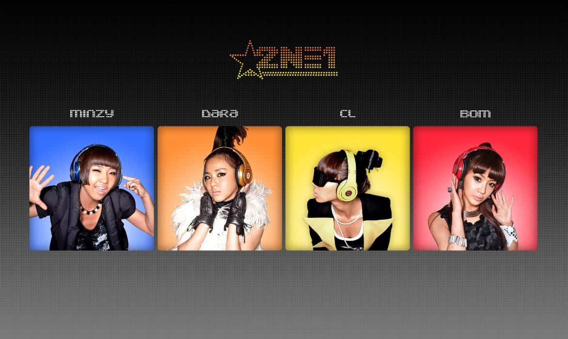 2NE1 Showcasing Their Signature Style