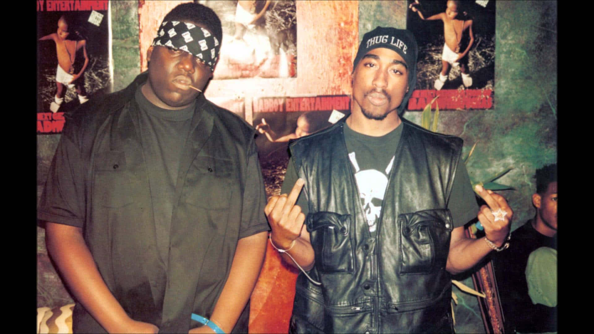 Legends Together: 2Pac and Biggie Wallpaper