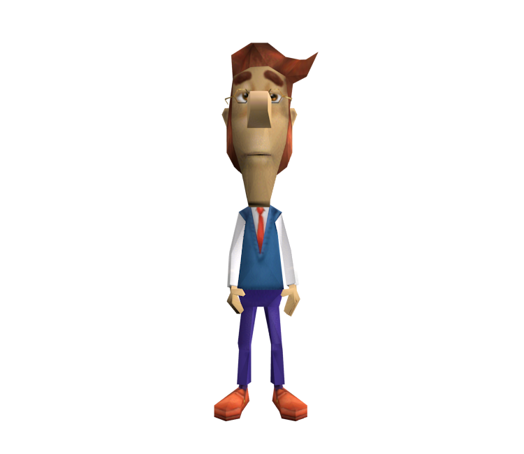 3 D Animated Character Standing PNG