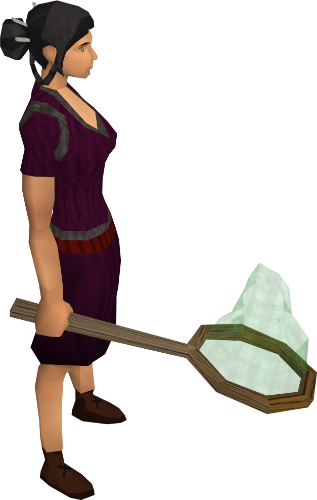 3 D Animated Character With Net PNG