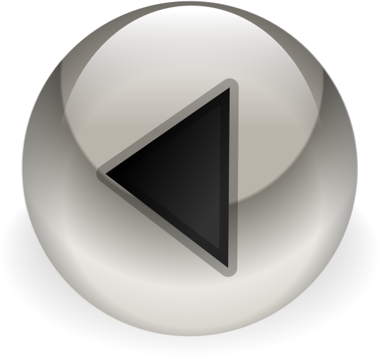 3 D Back Button Icon PNG