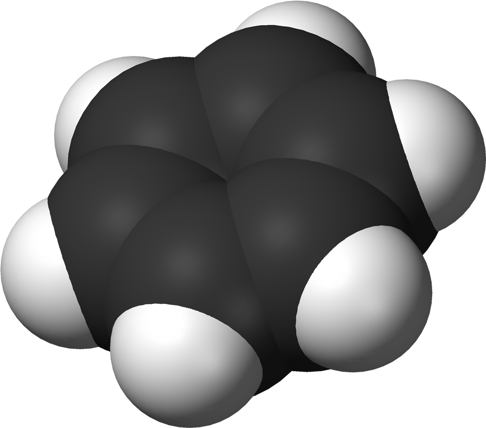 3 D Ethane Molecule Model PNG