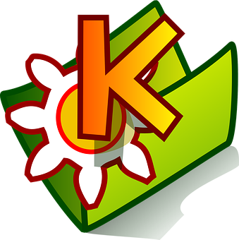 3 D Gearand Letter K Icon PNG
