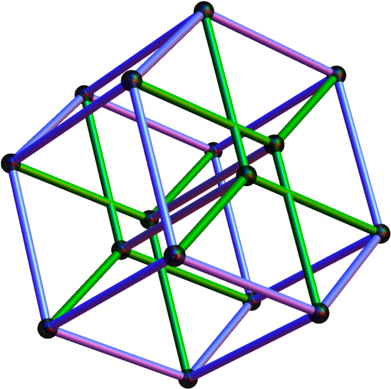 3 D Geometric Structure Rendering PNG