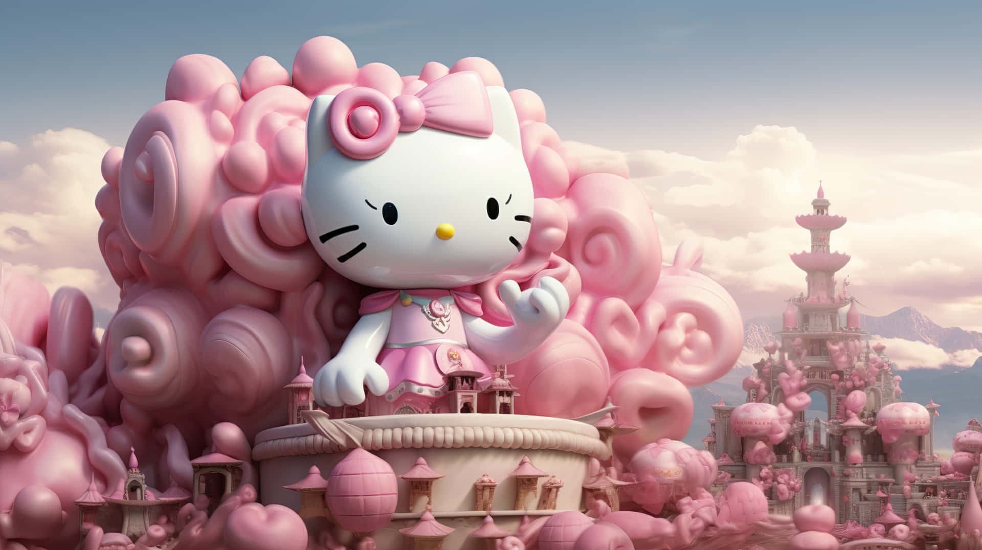 [100+] 3d Hello Kitty Wallpapers | Wallpapers.com