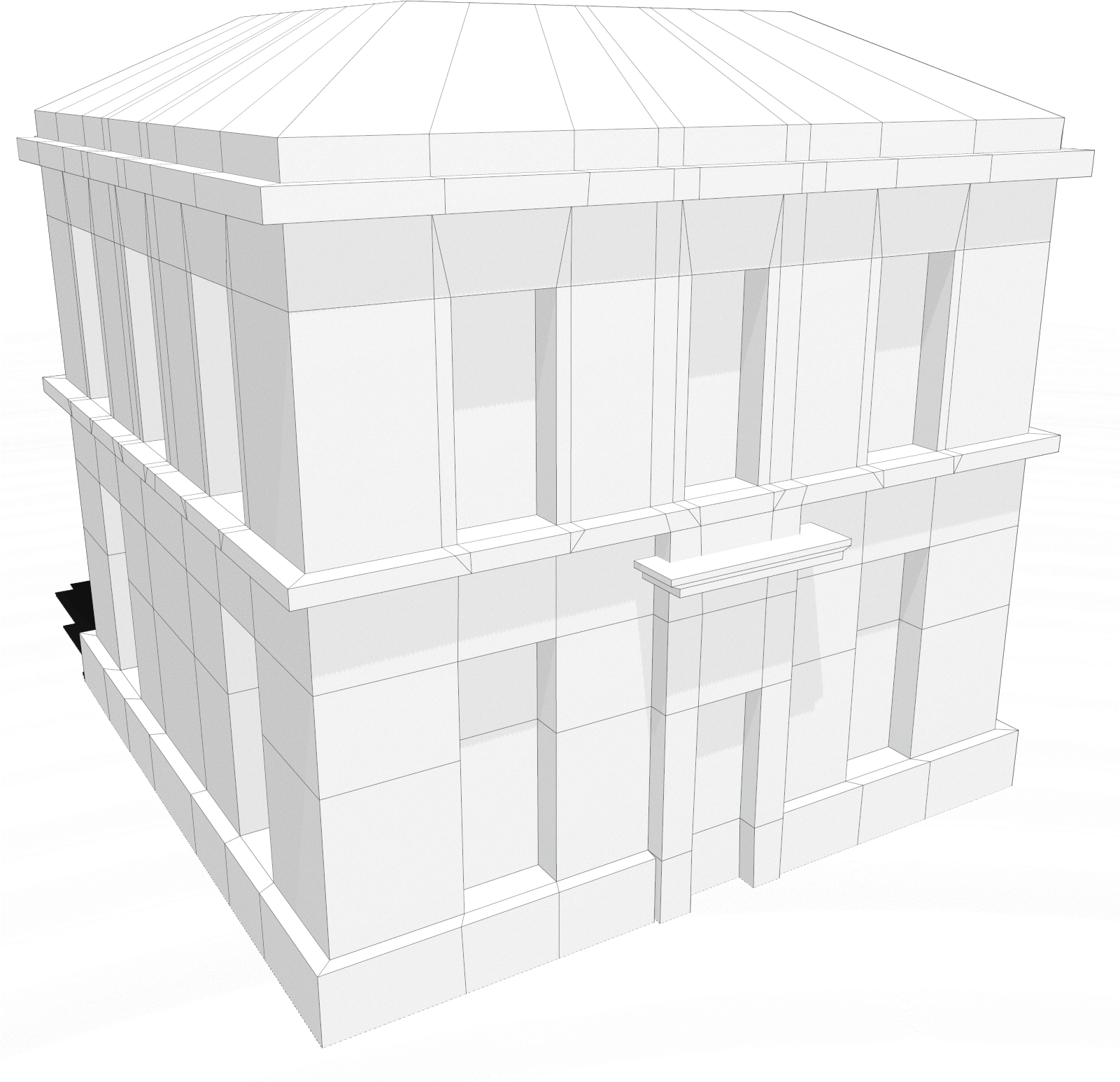 Download 3 D Model Apartment Building Exterior 