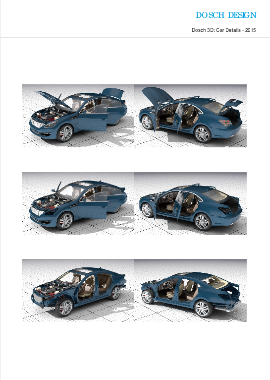 3 D Model Blue Car Details2015 PNG