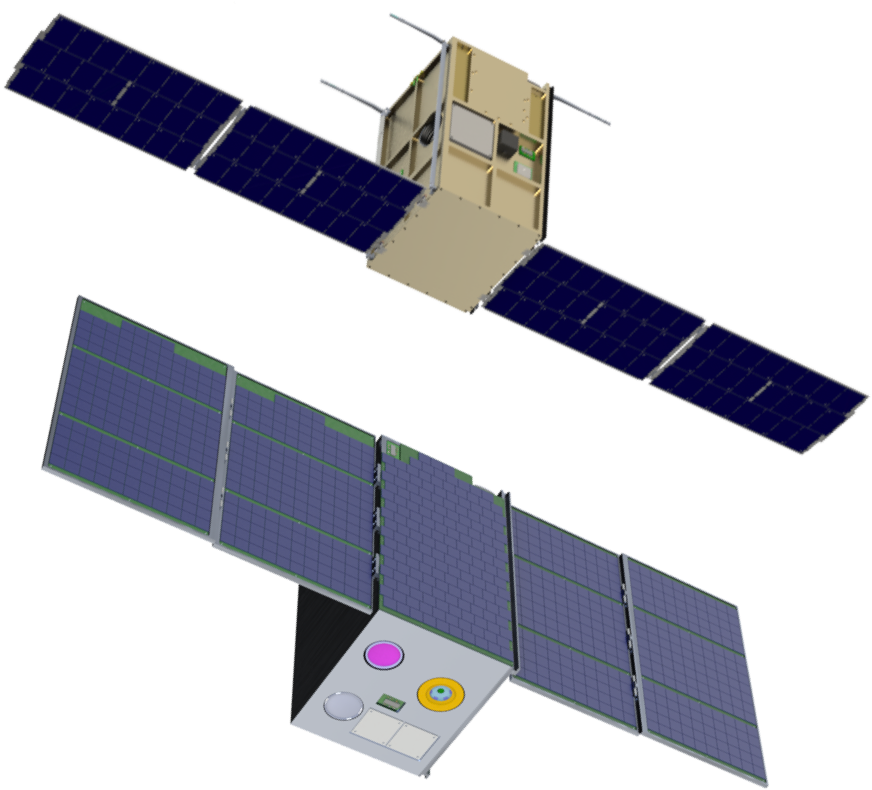 3 D Model Satellite Illustration PNG