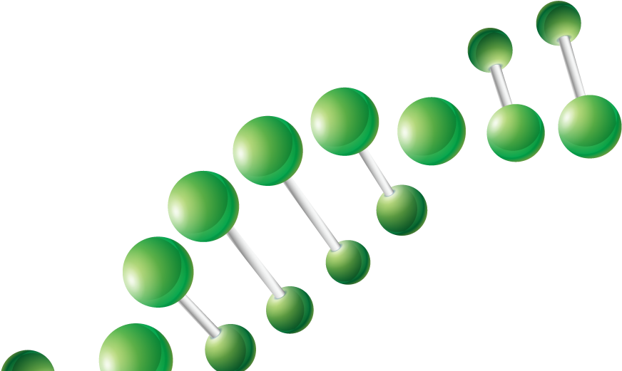 3 D Molecular Structure Illustration PNG