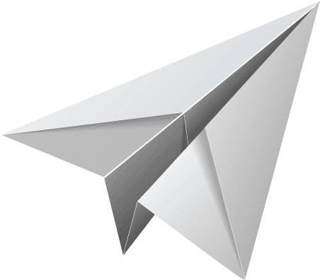 3 D Paper Plane Graphic PNG