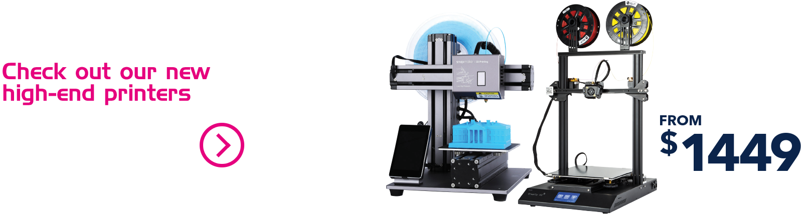 Download 3 D Printer Workbench Essentials Ad Banner | Wallpapers.com